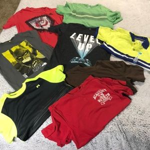 Boys size 8 shirts, lot of 8